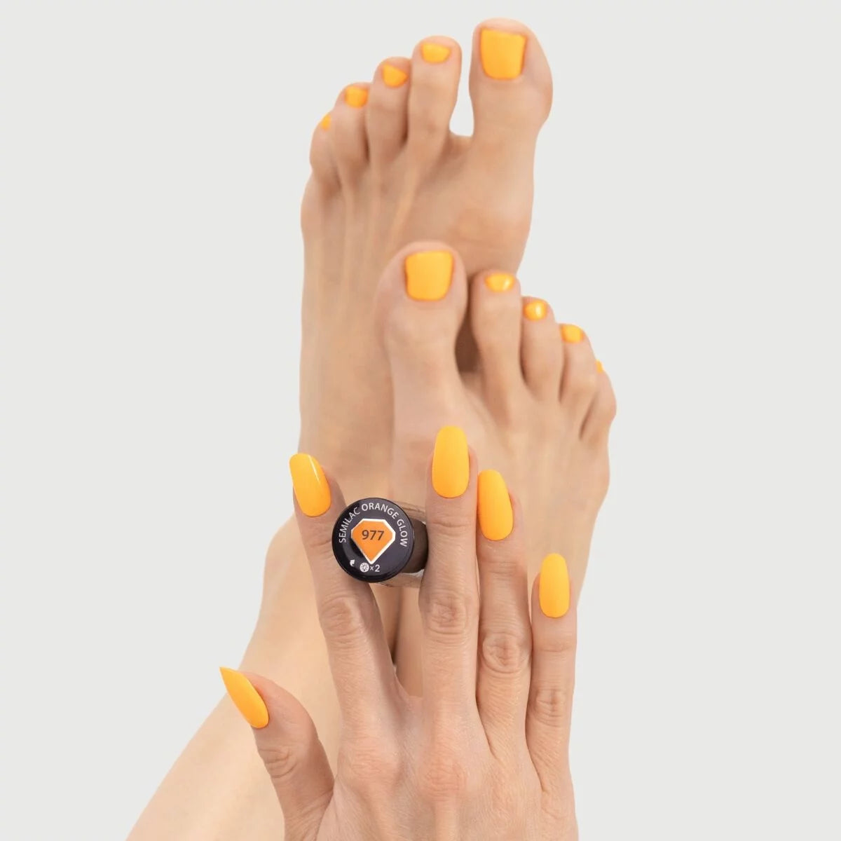 -977 Semilac UV-Gellack Orange Glow 7 ml