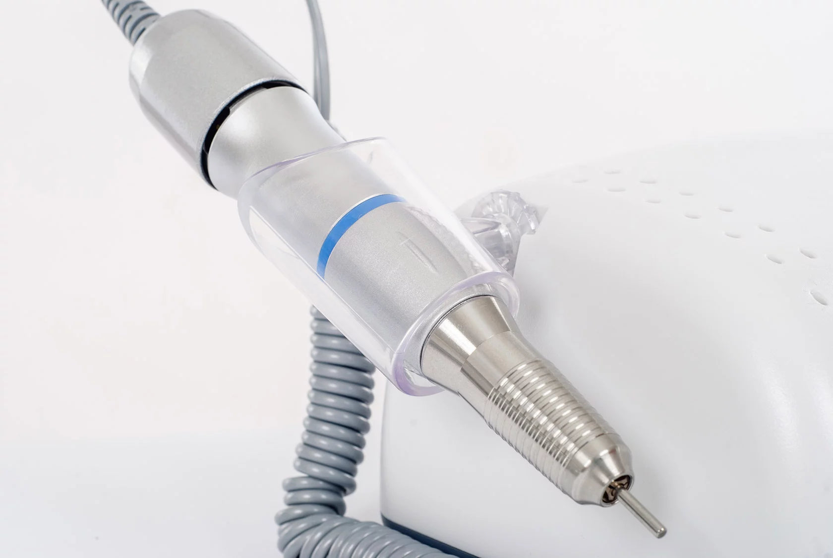 STRONG SAESHIN 210/107II (Sudraba) (35 000 apgr./min.) ar ātruma pedāļa