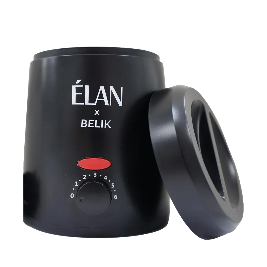 ELAN Wachswärmer mit Thermostat (schwarz), Profi-Serie, 200 ml