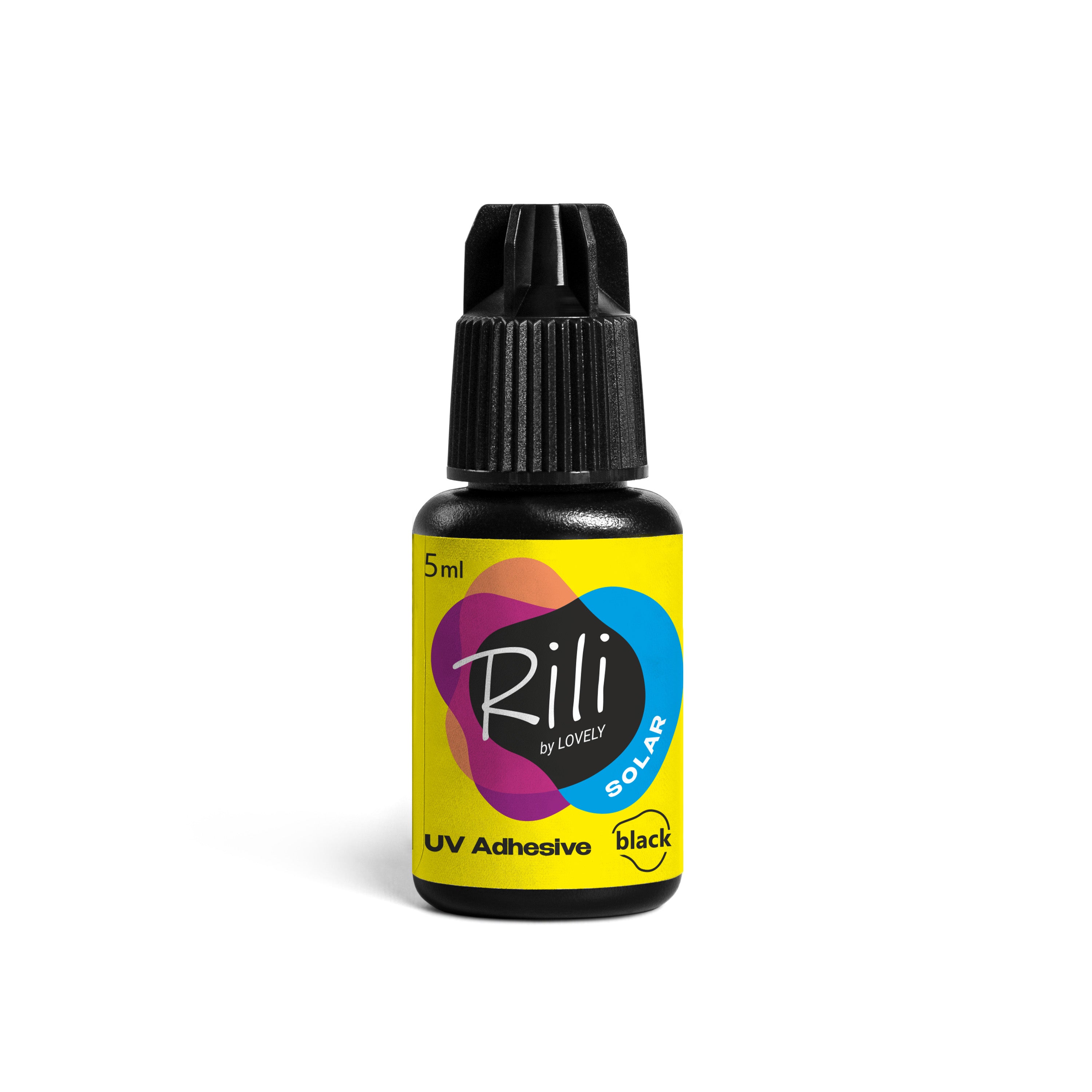 LOVELY UV-Kleber für Wimpernverlängerungen Rili Solar, schwarz, 5 ml