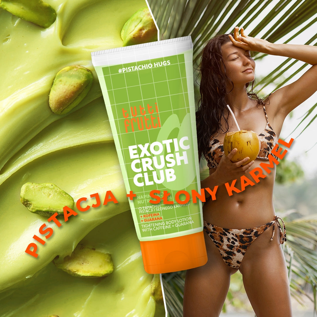 Farmona TUTTI FRUTTI PistachioHugs stärkender Nutri-Körperbalsam mit Koffein und Guarana 200 ml